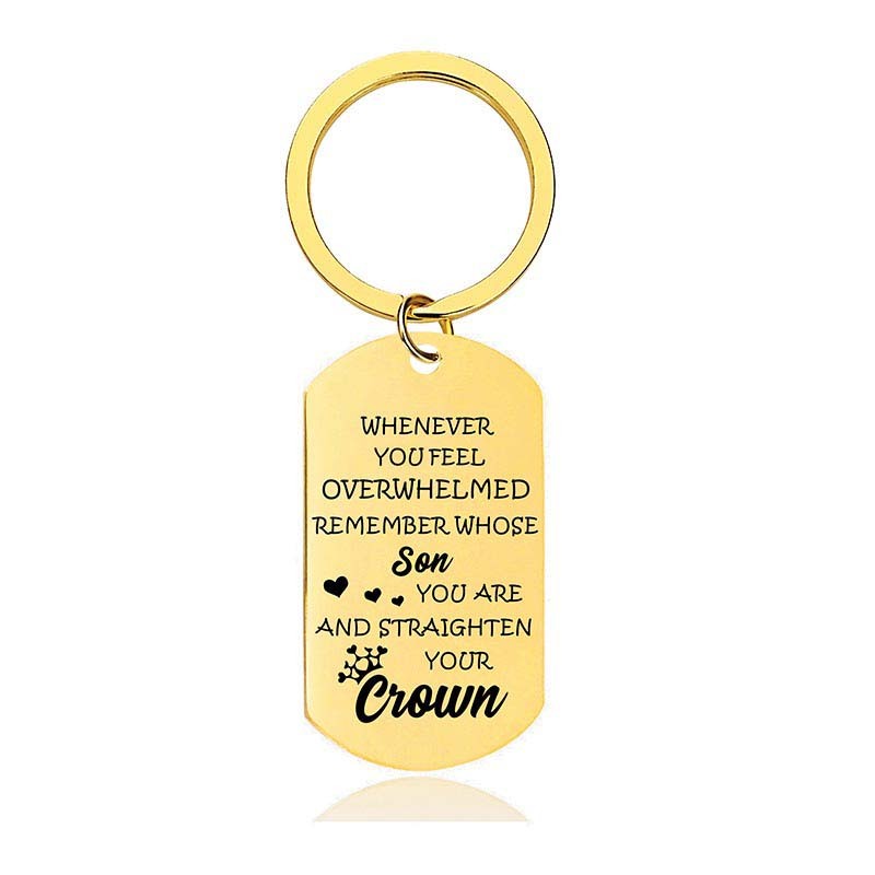 Whenever You Feel Overwhelmed - Inspirational Keychain - A916-Jolura