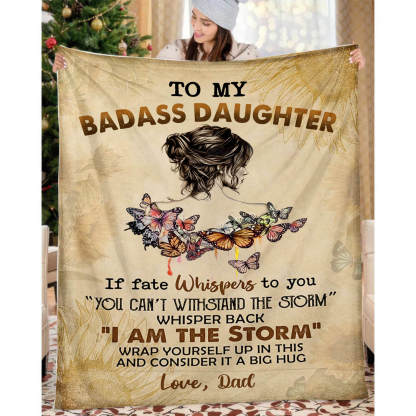 To My Daughter/Granddaughter - A945 - Premium Blanket