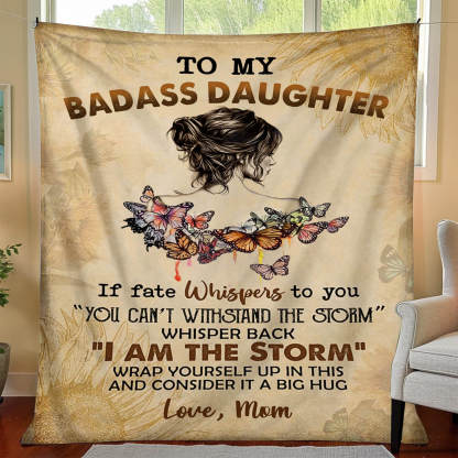 To My Daughter/Granddaughter - A945 - Premium Blanket