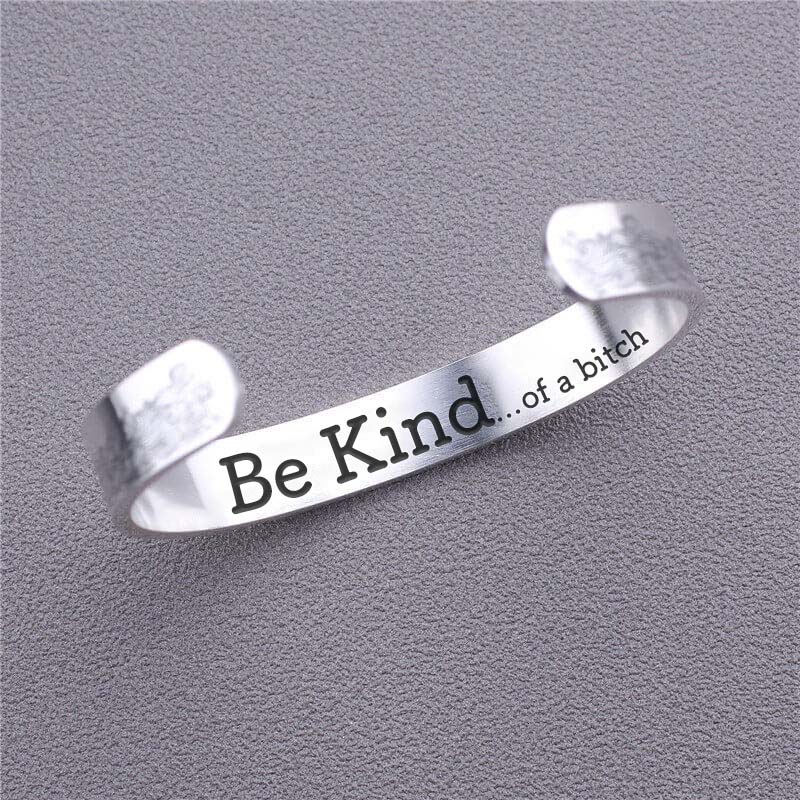 Be Kind...Of A Bi♥ch Mantra Bracelet-Jolura
