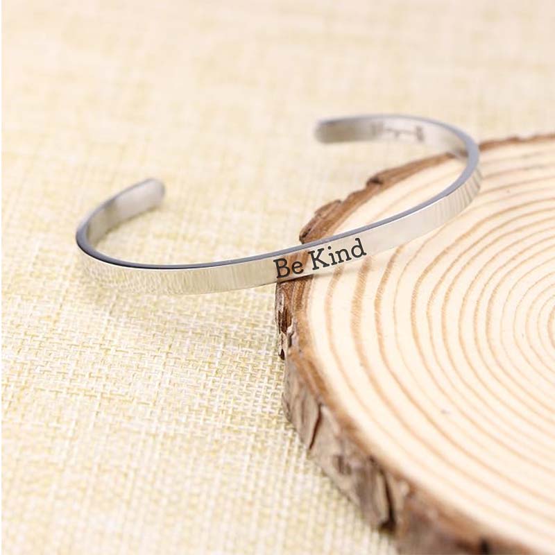 Be Kind...Of A Bi♥ch Mantra Bracelet-Jolura