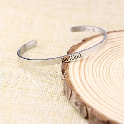 Be Kind...Of A Bi♥ch Mantra Bracelet-Jolura