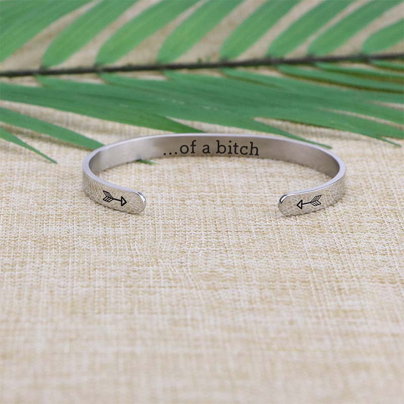 Be Kind...Of A Bi♥ch Mantra Bracelet-Jolura