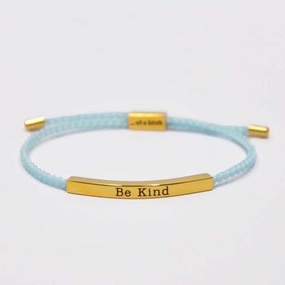 Be Kind...Of A Bi♥ch Tube Bracelet-Jolura