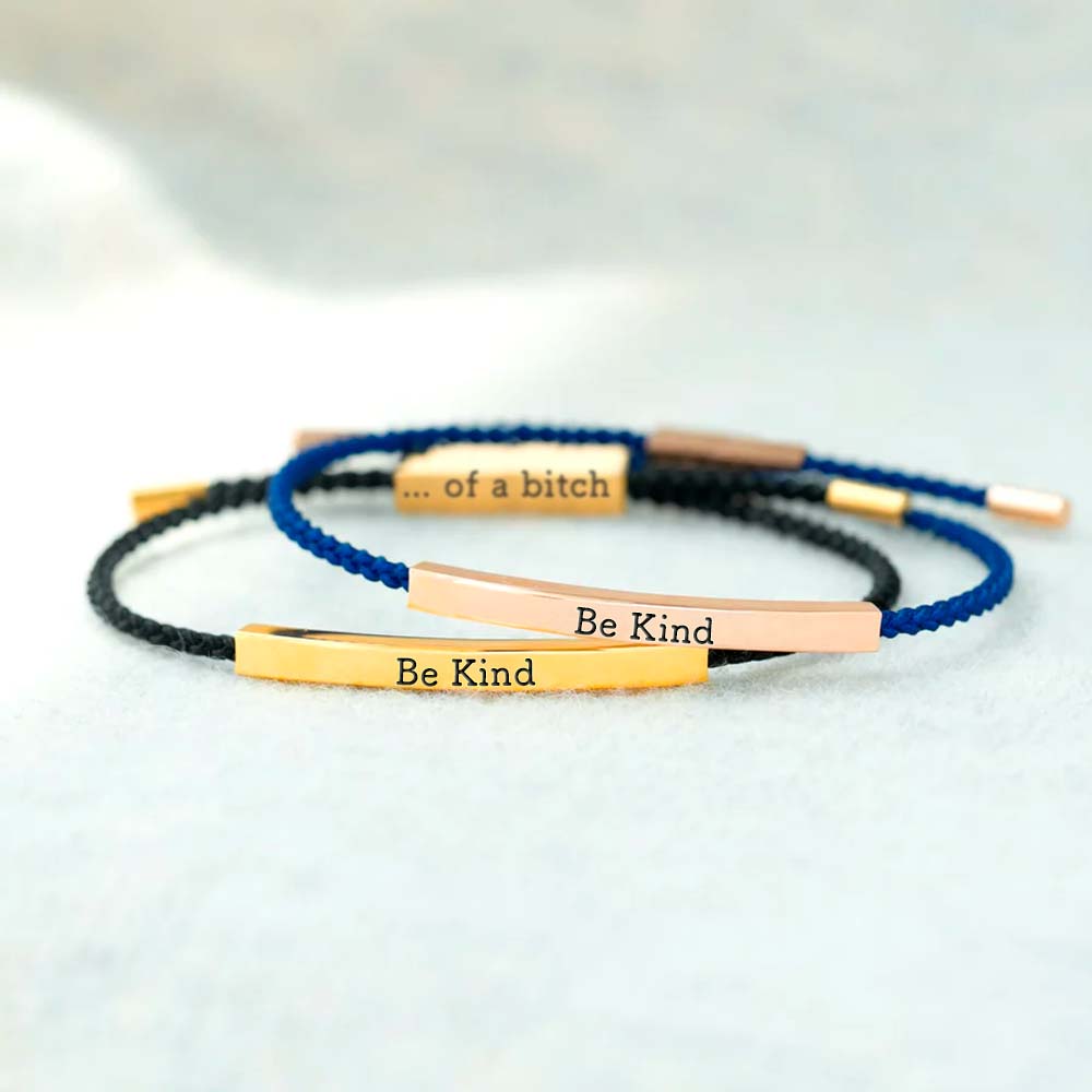 Be Kind...Of A Bi♥ch Tube Bracelet-Jolura