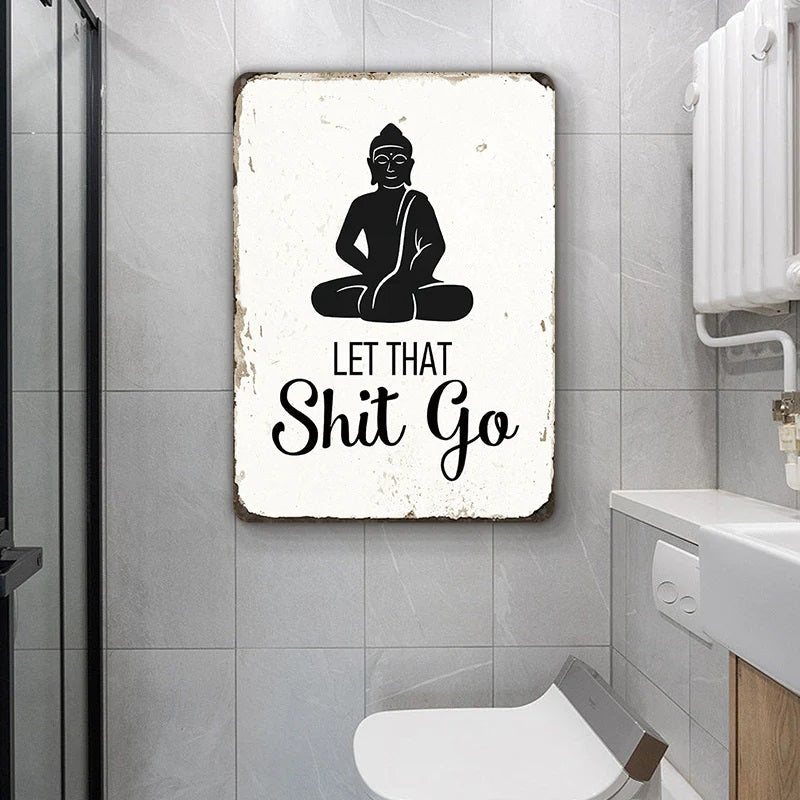 Meditation Room Buddha Religious Yoga Wall Decor Vintage Hippie Bathroom Decor-Jolura