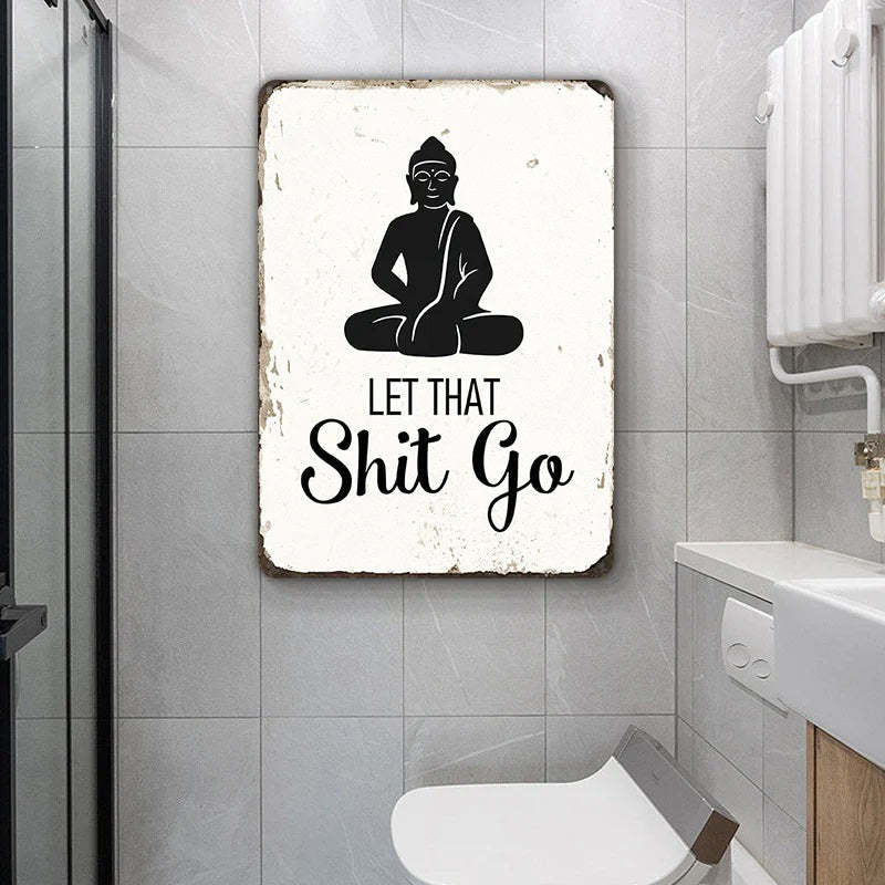 Meditation Room Buddha Religious Yoga Wall Decor Vintage Hippie Bathroom Decor-Jolura