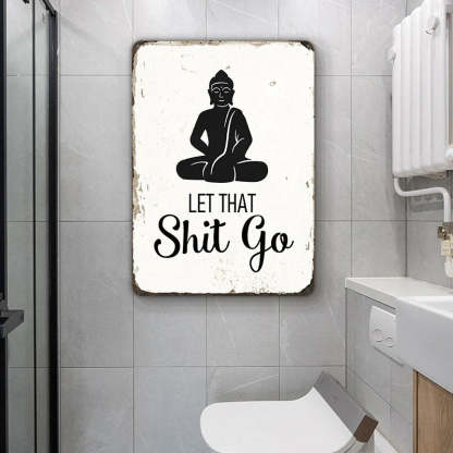 Meditation Room Buddha Religious Yoga Wall Decor Vintage Hippie Bathroom Decor-Jolura