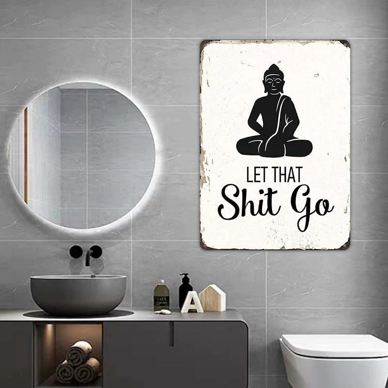 Meditation Room Buddha Religious Yoga Wall Decor Vintage Hippie Bathroom Decor-Jolura