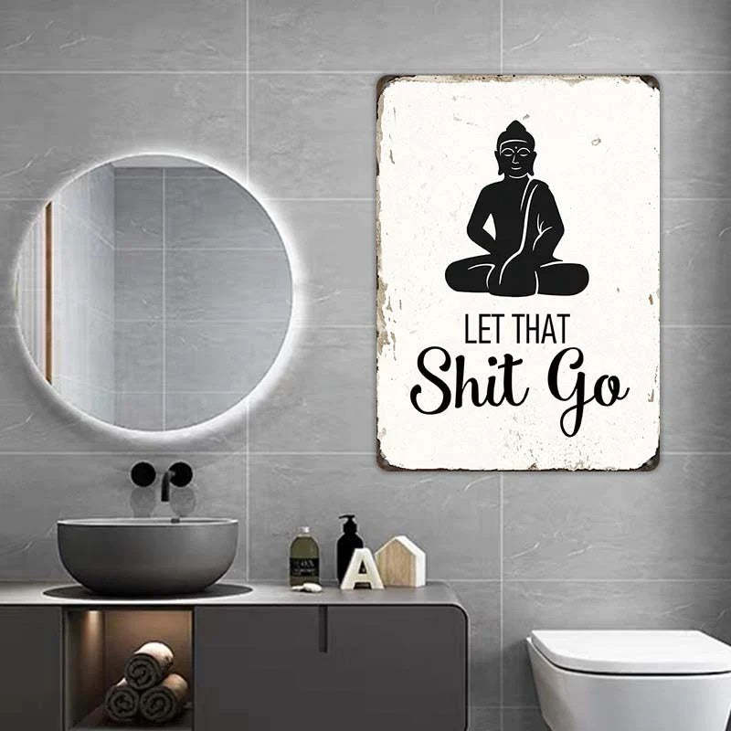Meditation Room Buddha Religious Yoga Wall Decor Vintage Hippie Bathroom Decor-Jolura