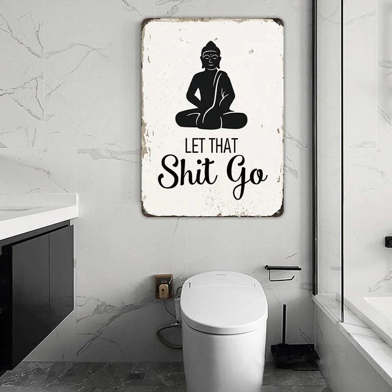 Meditation Room Buddha Religious Yoga Wall Decor Vintage Hippie Bathroom Decor-Jolura