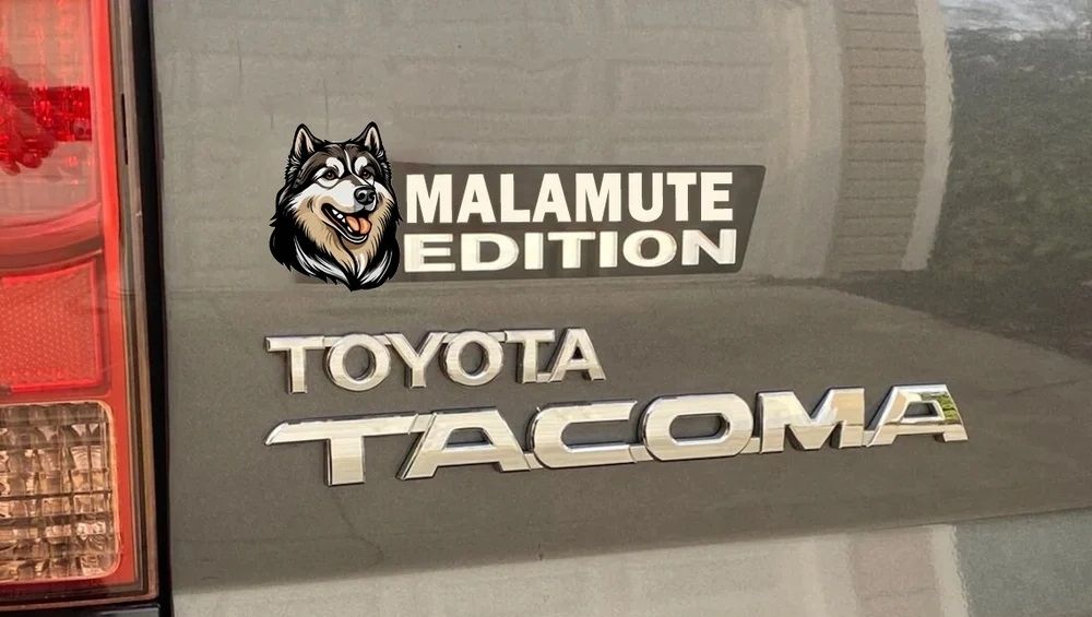 Alaskan Malamute Car Badge Laser Cutting Car Emblem CE013-Jolura