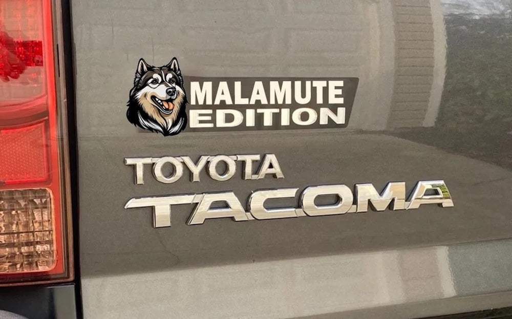 Alaskan Malamute Car Badge Laser Cutting Car Emblem CE013-Jolura