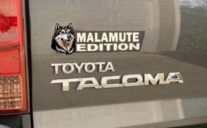 Alaskan Malamute Car Badge Laser Cutting Car Emblem CE013-Jolura