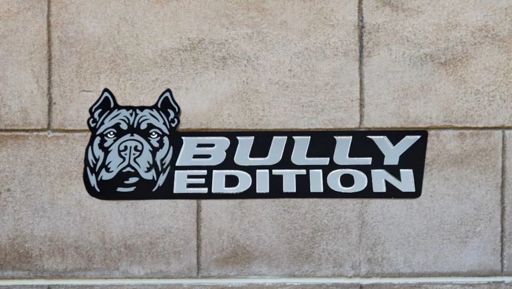 American Bully Car Badge Laser Cutting Car Emblem CE012-Jolura