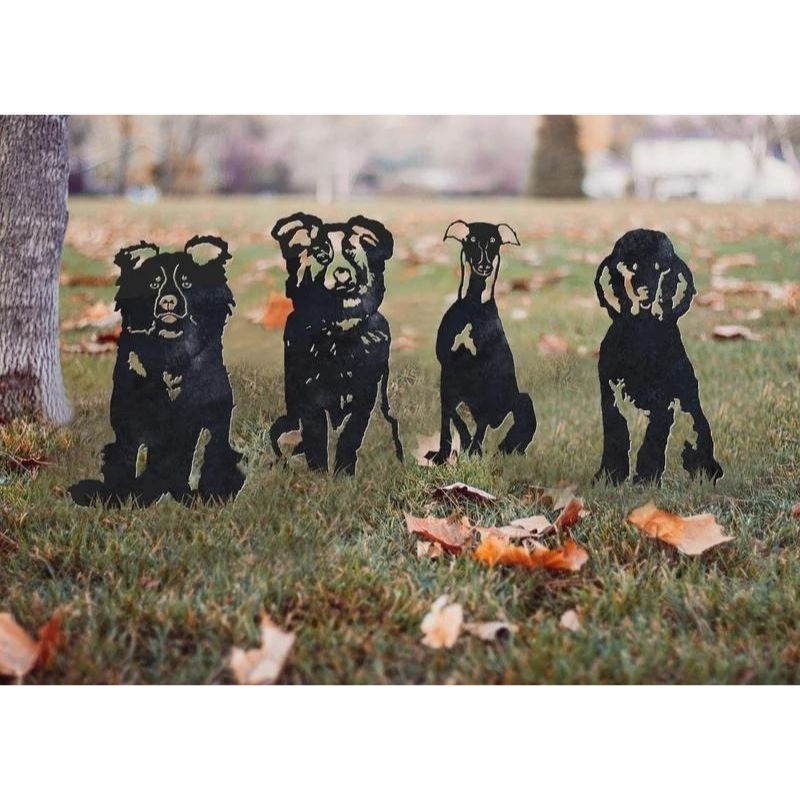 Australian Shepherd Metal Silhouette-Jolura