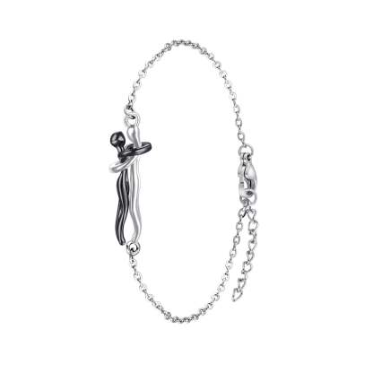 Eternal Embrace – Timeless Hug Couple Necklace and Bracelet