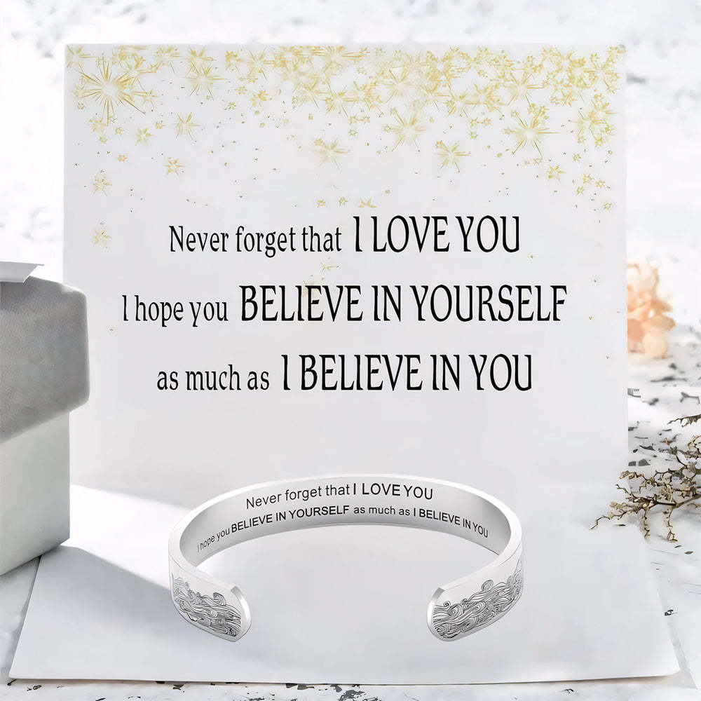 "Never Forget that I LOVE YOU" Bracelet-Jolura
