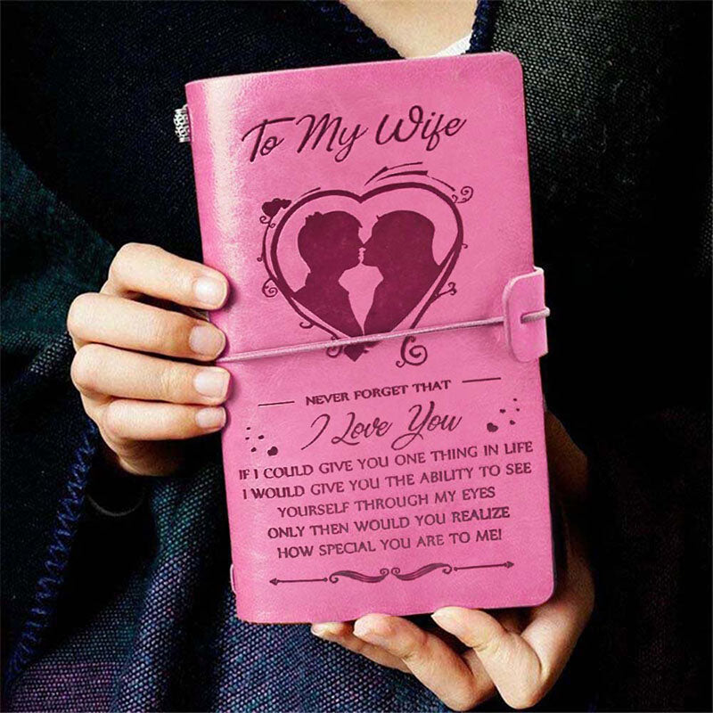 To My Wife - Never Forget That I Love You - Vintage Journal Notebook-Jolura