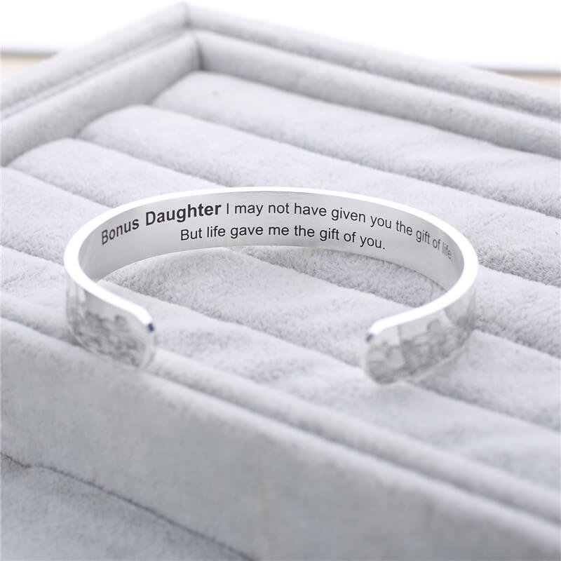To My Bonus Daughter - "Life Gave Me the Gift of You" Bracelet-Jolura