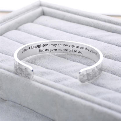 To My Bonus Daughter - "Life Gave Me the Gift of You" Bracelet-Jolura