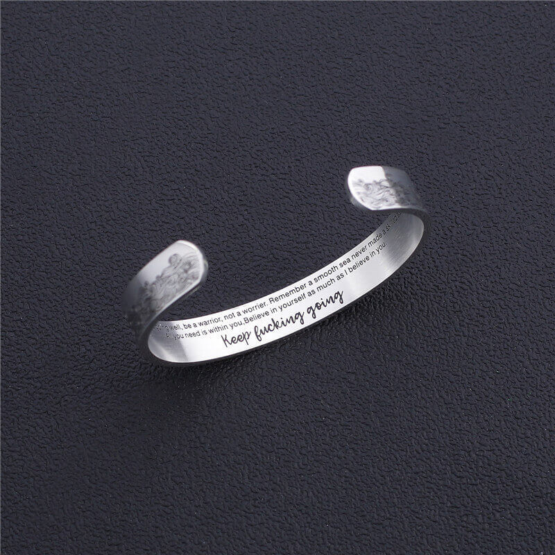 "Keep Fucking Going" Bracelet-Jolura