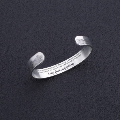 "Keep Fucking Going" Bracelet-Jolura