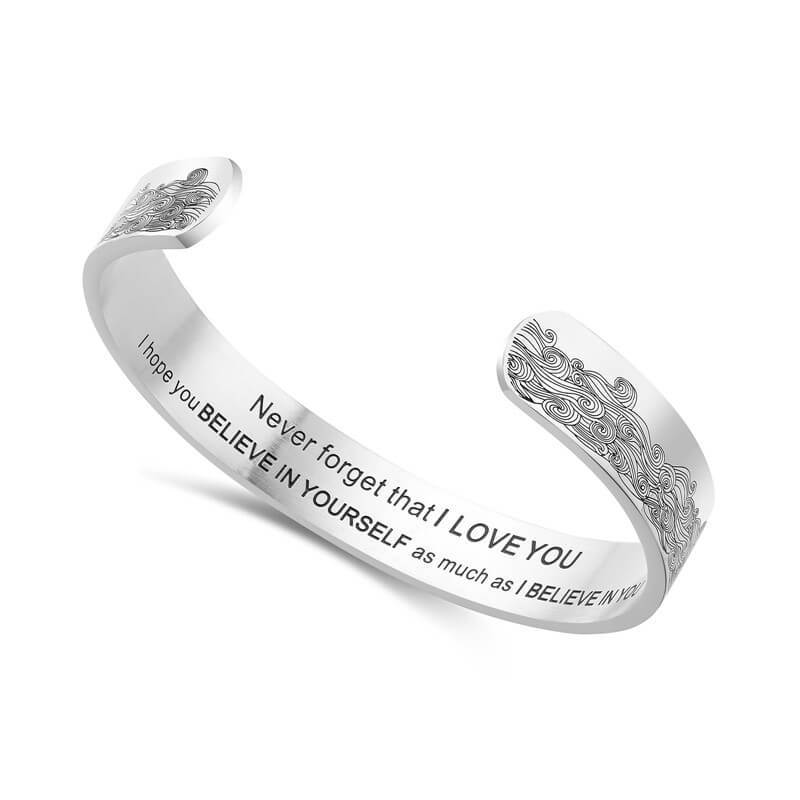 "Never Forget that I LOVE YOU" Bracelet-Jolura