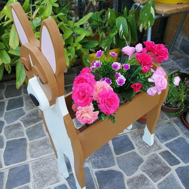 Basenji Planter AP057-Jolura