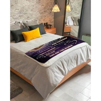 To My Mom - From Son - A320 - Premium Blanket-Jolura