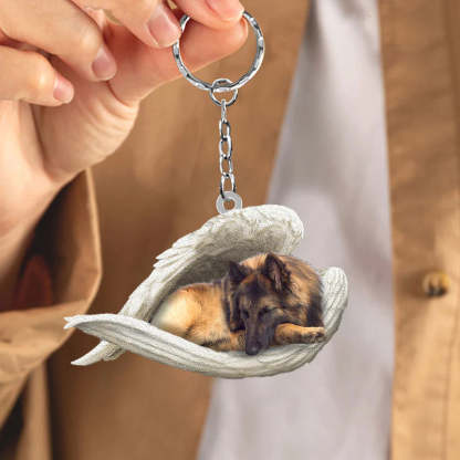 Sleeping Angel Acrylic Keychain Belgian Shepherd SA091-Jolura