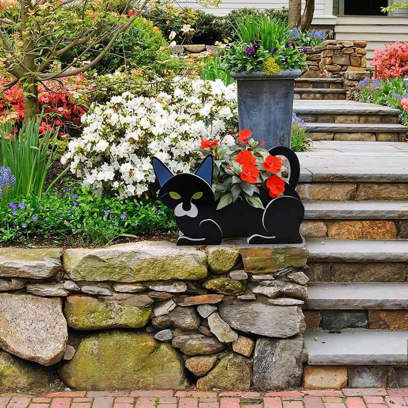 Black Cat Planter AP071-Jolura