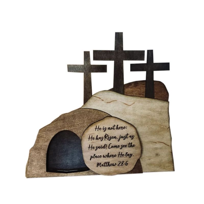 Wooden Easter Scenes Decor-Jolura