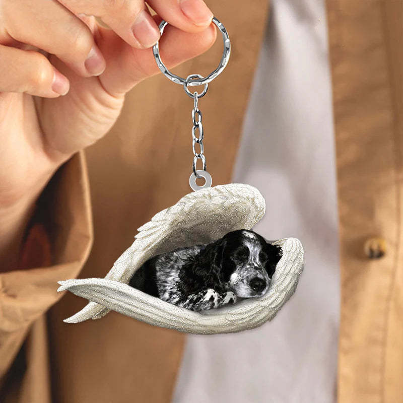 Sleeping Angel Acrylic Keychain Cocker Spaniel SA047-Jolura