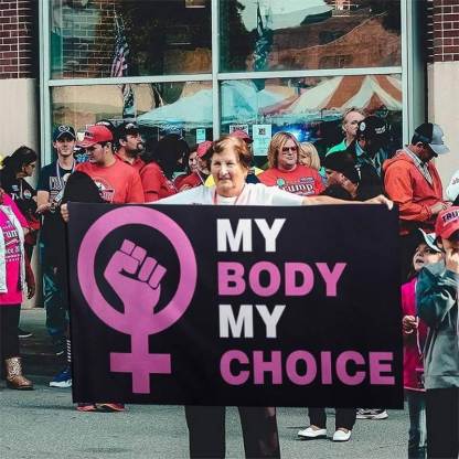 My Body My Choice Flag-Jolura
