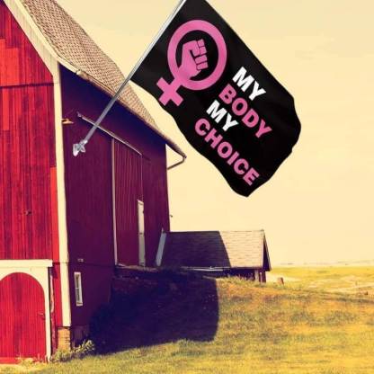 My Body My Choice Flag-Jolura