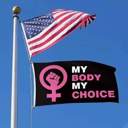 My Body My Choice Flag-Jolura