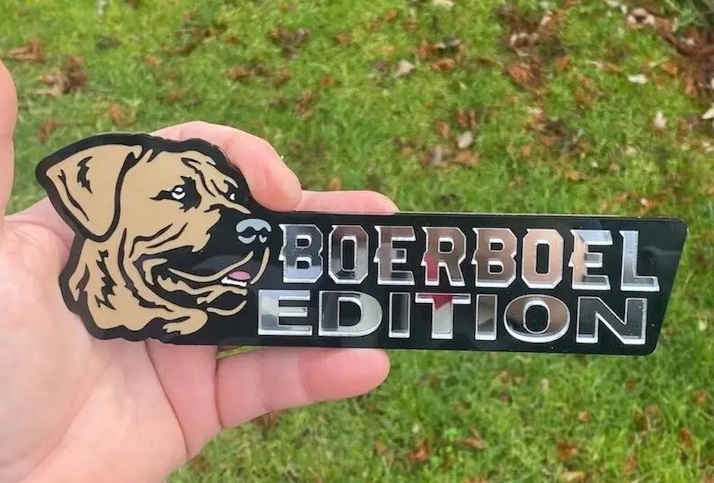 Boerboel Car Badge Laser Cutting Car Emblem CE016-Jolura