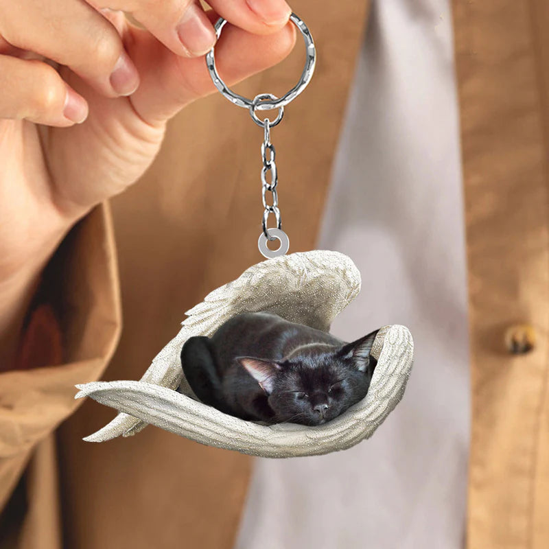 Sleeping Angel Acrylic Keychain Bombay Cat SA121-Jolura