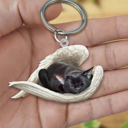 Sleeping Angel Acrylic Keychain Bombay Cat SA121-Jolura