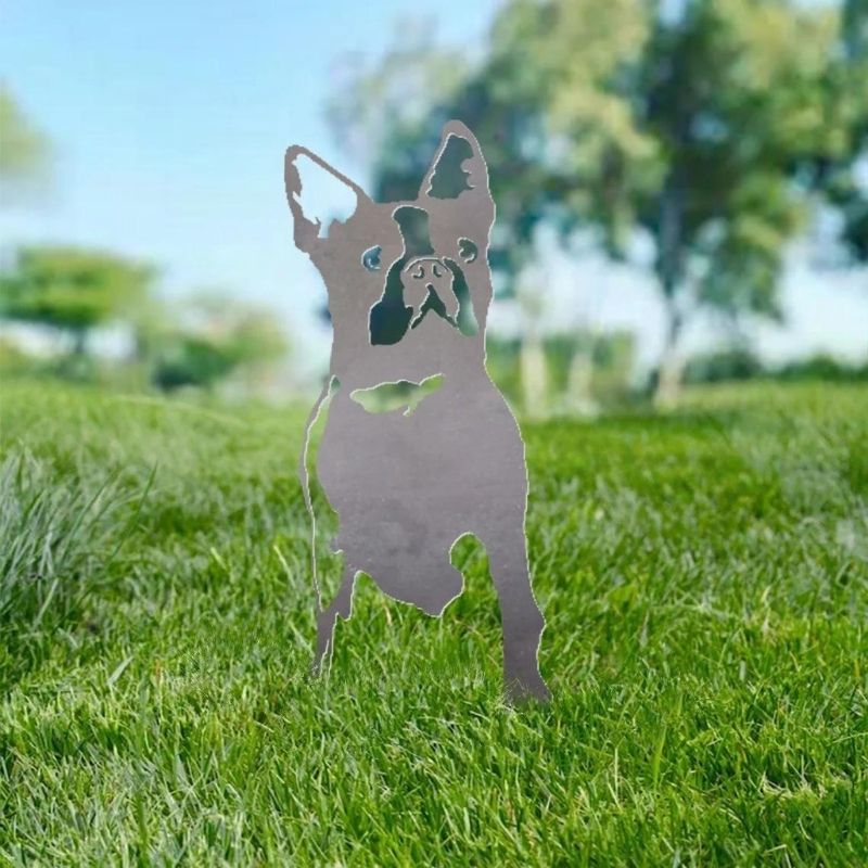 Boston Terrier Metal Silhouette-Jolura
