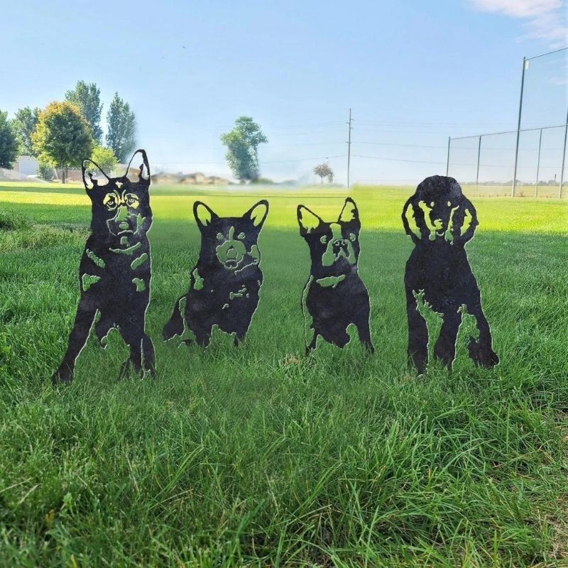 Boston Terrier Metal Silhouette-Jolura