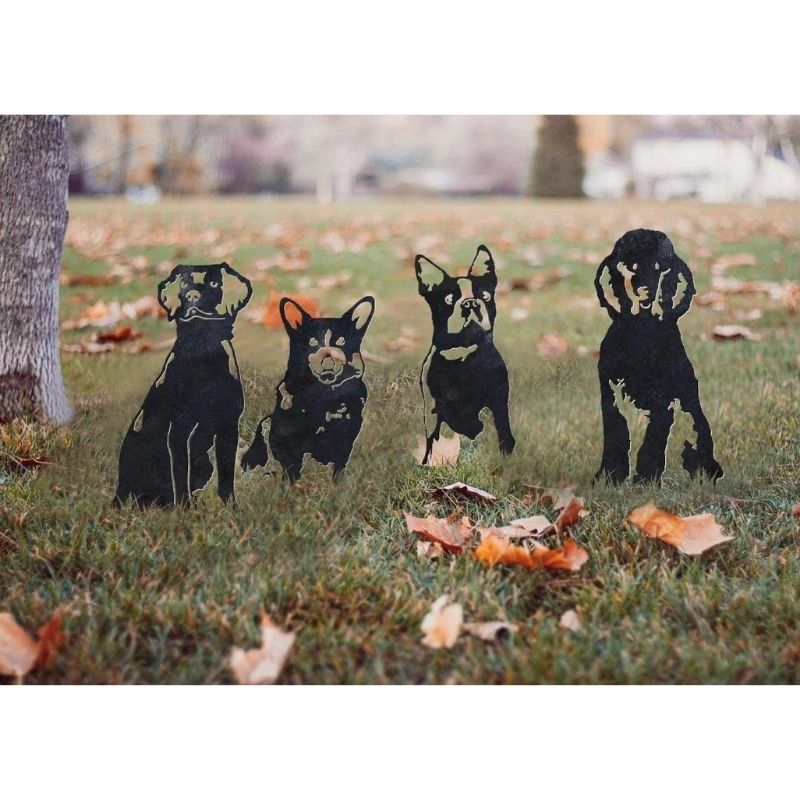 Boston Terrier Metal Silhouette-Jolura