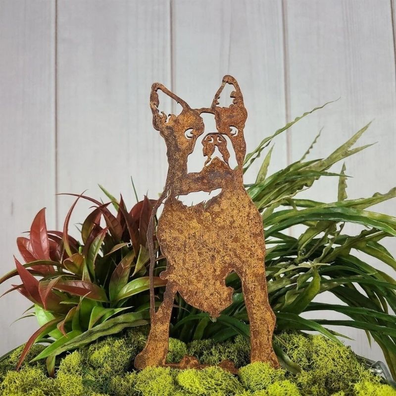 Boston Terrier Metal Silhouette-Jolura