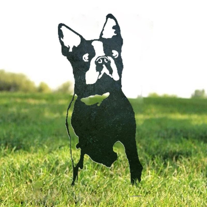 Boston Terrier Metal Silhouette-Jolura