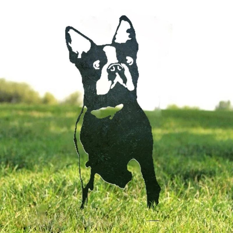 Boston Terrier Metal Silhouette-Jolura