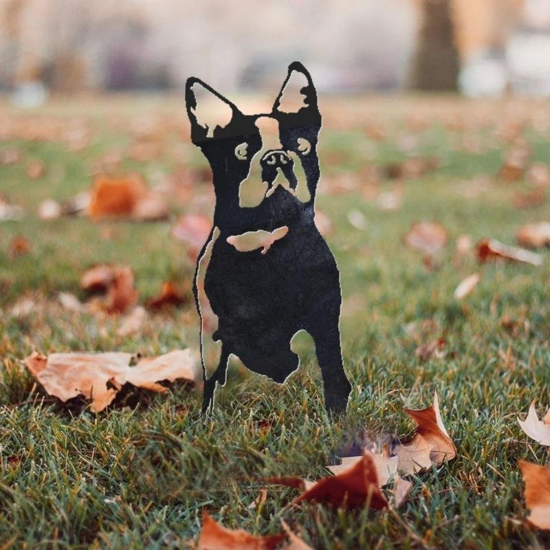 Boston Terrier Metal Silhouette-Jolura