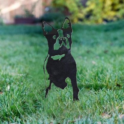 Boston Terrier Metal Silhouette-Jolura