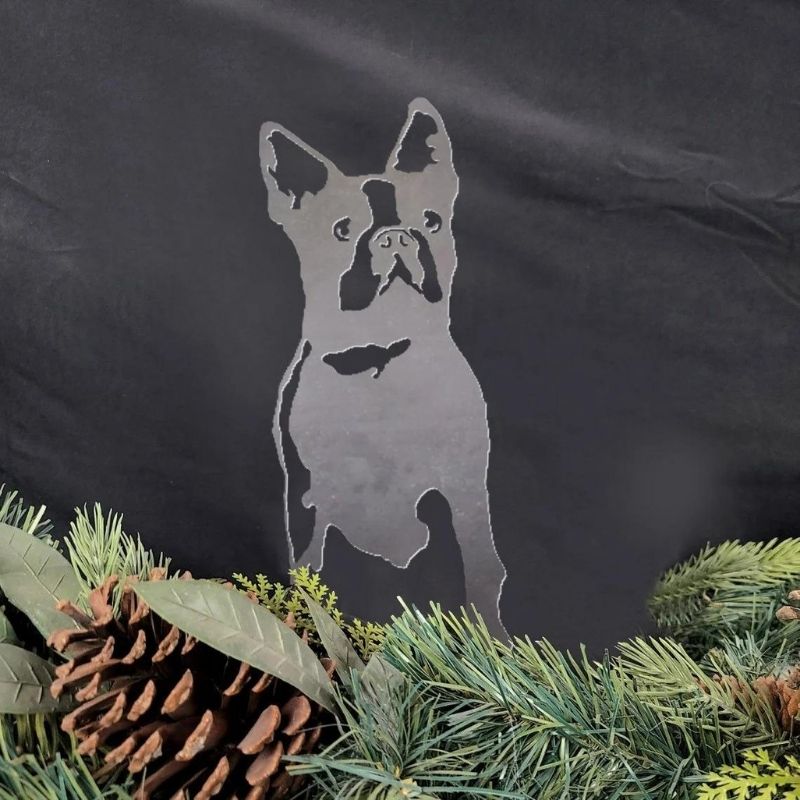 Boston Terrier Metal Silhouette-Jolura