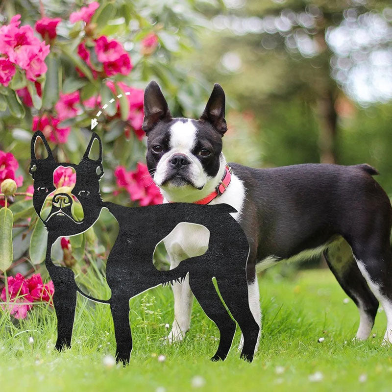 Boston Terrier Metal Silhouette-Jolura